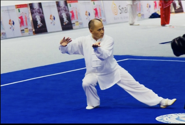 Master Stephen Lin performing a Tai Chi form