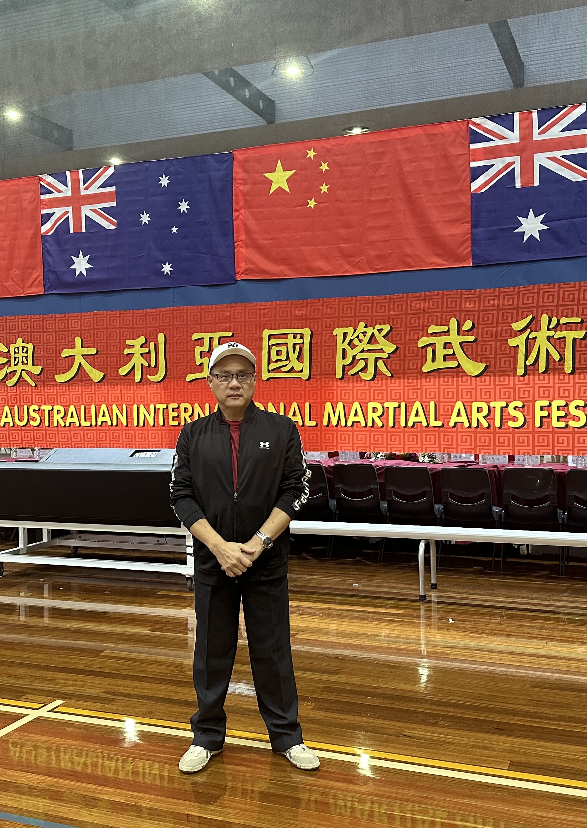 Master Stephen Lin at an international martial arts festival
