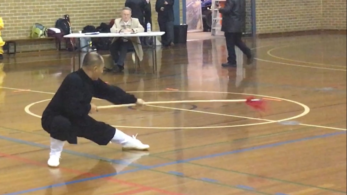 Traditional spear performance